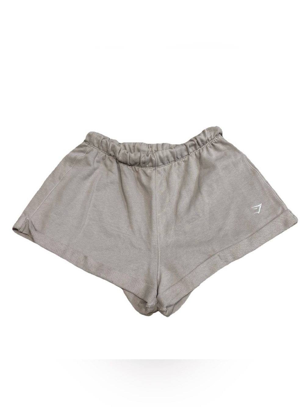 Gymshark Sweat Shorts Womens Size Small Beige Mini Length